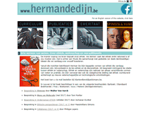 Tablet Screenshot of hermandedijn.be
